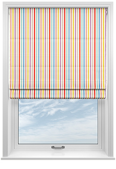 The British Stripe Co. Catherine, Brighton No.1 - Twist&Fit Roman Blind